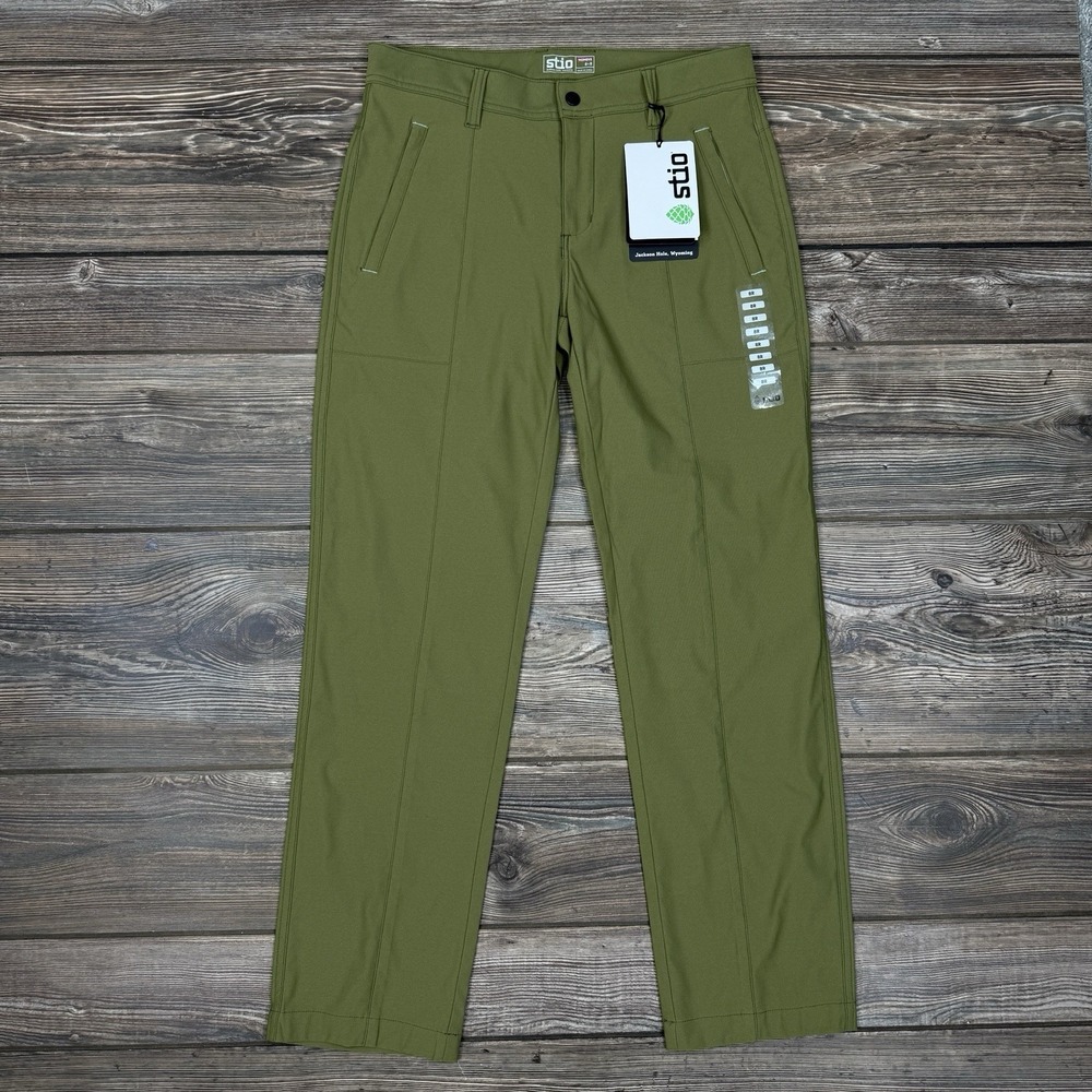 Stio Women's Coburn Slim Straight Outdoor Hiking Pants Mountain Thyme Size 8 New - Picture 4 of 12